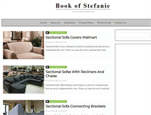Tablet Screenshot of bookofstefanie.com